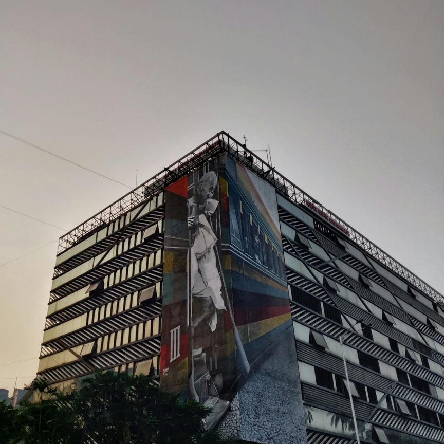 Gray Building Under Gray Sky